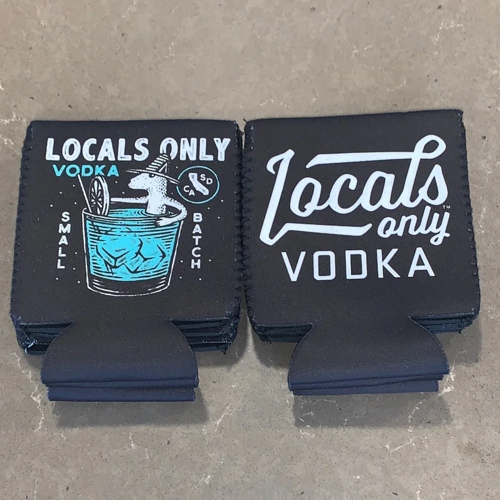 Final $ Lot of 6 NWOT Locals Only Vodka 4” Koozies